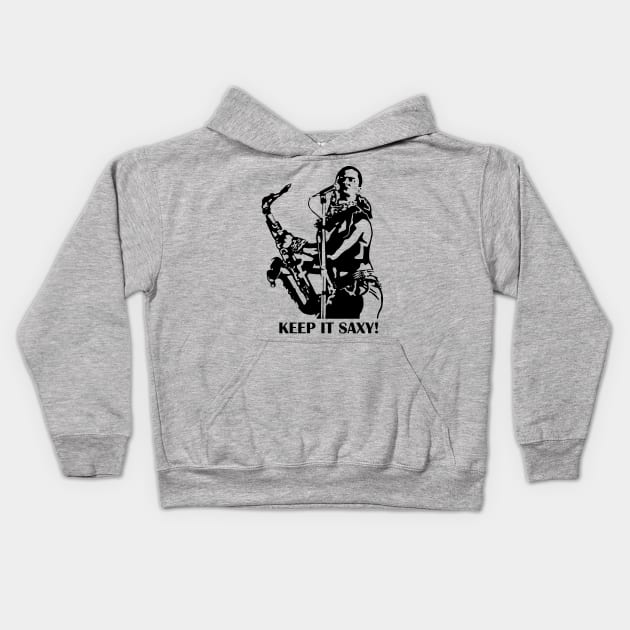 Keep it saxy! Kids Hoodie by Jora